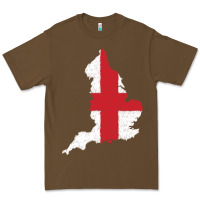Cacao england Flag Map Drawing Line Art Premium Tee - linhVisuals