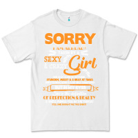 White birthday t  shirt sorry i'm already taken by sexy crazy girl october b Premium Tee - linhVisuals