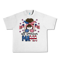 Lunar Rock All American Mama Messy Buny Urban Heavy Tee - CowhideDigitalArt