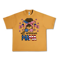 Peanut Butter All American Mama Messy Buny Urban Heavy Tee - CowhideDigitalArt