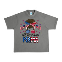 Tornado All American Mama Messy Buny Urban Heavy Tee - CowhideDigitalArt
