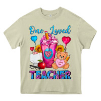 Mossy One Loved Teacher Valentines Day Cold Drink Frappe Heavy Core Tee - FaDigitalArtStudio