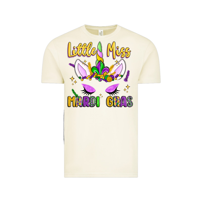 Little Miss Mardi Gras Vintage Tee by LillyAllenDesigns | Teevron