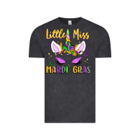 Vintage Black little miss mardi gras Vintage Tee - LillyAllenDesigns