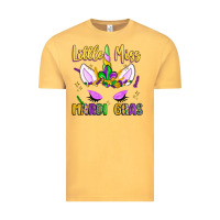 Vintage Mustard little miss mardi gras Vintage Tee - LillyAllenDesigns