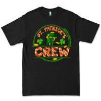 Black St. Patrick's Day crew Premium Tee - FaDigitalArtStudio