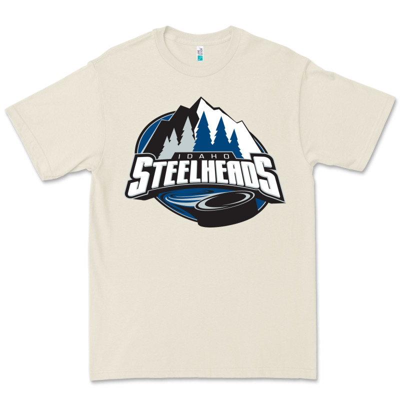 Idaho Steelheads Mountain Premium Tee by linhVisuals | Teevron