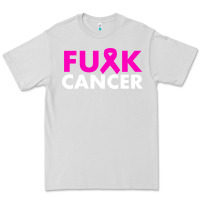 Dove Grey fck cancer Premium Tee - linhVisuals
