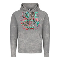 Cloud Rock love more worry less Vintage Hoodie - RacoonDesign