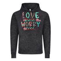 Vintage Arctic love more worry less Vintage Hoodie - RacoonDesign