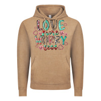 Vintage Coffee love more worry less Vintage Hoodie - RacoonDesign