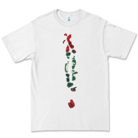 White Maldives Map Flag Drawing Line Art Premium Tee - linhVisuals