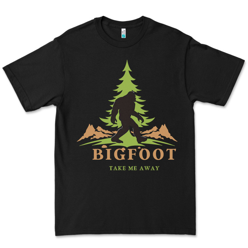 Bigfoot T  Shirt Bigfoot Take Me Away T  Shirt Premium Tee by linhVisuals | Teevron