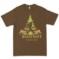 Cacao bigfoot t  shirt bigfoot take me away t  shirt Premium Tee - linhVisuals