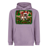 Lavender christmas donkeys Heavyweight Hoodie - Jasminsmagicworld