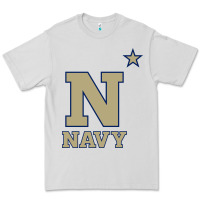 Dove Grey navy midshipmen Premium Tee - linhVisuals