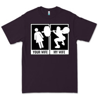 Plum your wife my wife weightlifting Premium Tee - linhVisuals