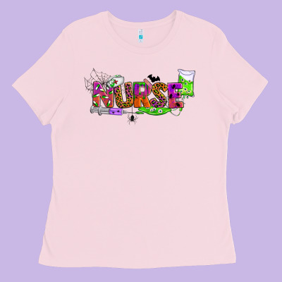 Halloween Nurse Ladies Tee Designed By Bundleandbundleshop