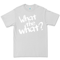 Dove Grey what the what Premium Tee - linhVisuals