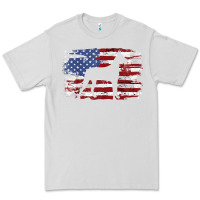Dove Grey great dane vintage american flag t shirt Premium Tee - linhVisuals