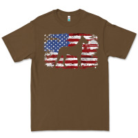 Cacao great dane vintage american flag t shirt Premium Tee - linhVisuals