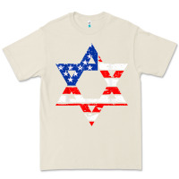 Bone hanukah american flag star of david   jewish chanukah t shirt Premium Tee - linhVisuals