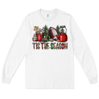 White tis the season Long Sleeve Tee - SublimationCraftShop