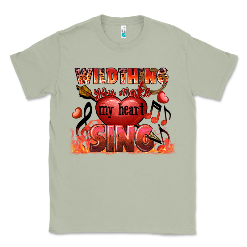 Valentine's Day Wild Thing You Make My Heart Sing Classic Tee by FaDigitalArtStudio | Teevron