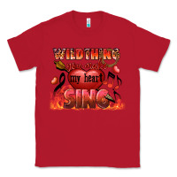 Red Valentine's Day wild thing you make my heart sing Classic Tee - FaDigitalArtStudio