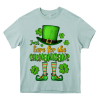 Arona Just here for the shenanigans St. Patrick's Heavy Core Tee - OliviaCreatesArt