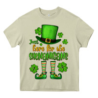 Mossy Just here for the shenanigans St. Patrick's Heavy Core Tee - OliviaCreatesArt