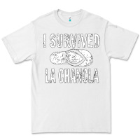 White I survived la chancla Premium Tee - linhVisuals