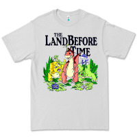Dove Grey land before time pastel dinosaur friends Premium Tee - linhVisuals