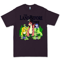 Plum land before time pastel dinosaur friends Premium Tee - linhVisuals