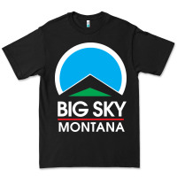 Black big sky montana Premium Tee - linhVisuals