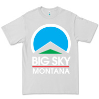 Dove Grey big sky montana Premium Tee - linhVisuals