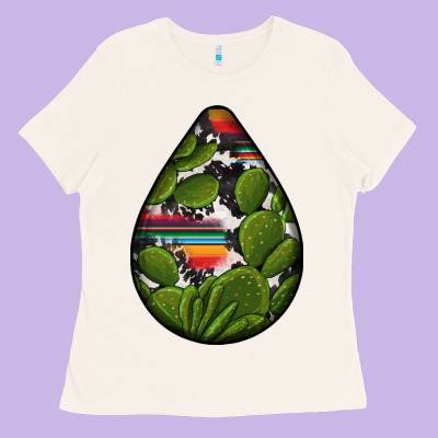 Mexican Teardrop  5 Ladies Tee Designed By Bundleandbundleshop