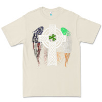 Bone irish american usa flag celtic cross st patrick's day premium t shirt Premium Tee - linhVisuals