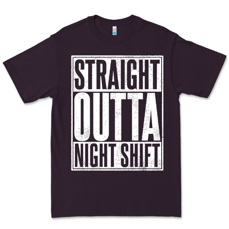 Straight Outta Night Shift Premium Tee by linhVisuals | Teevron