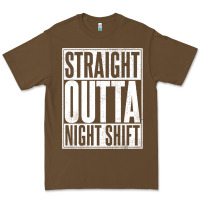 Cacao straight outta night shift Premium Tee - linhVisuals