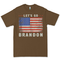 Cacao let’s go brandon funny vintage american flag tank top Premium Tee - linhVisuals