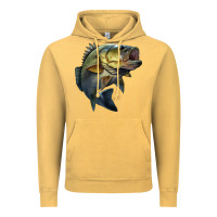 Vintage Mustard jumping bass Vintage Hoodie - LillyAllenDesigns