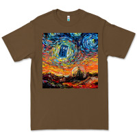 Cacao van gogh never saw gallifrey Premium Tee - linhVisuals