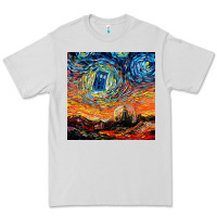 Dove Grey van gogh never saw gallifrey Premium Tee - linhVisuals