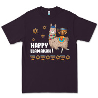 Plum happy llamakah llama withorah jewish Premium Tee - linhVisuals