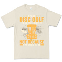 Bone i play disc golf because i like it not Premium Tee - linhVisuals