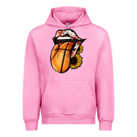 Fuchsia Pink Basketball Tongue Urban Hoodie - Jasminsmagicworld