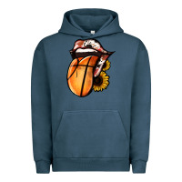 Pigment Midnight Navy Basketball Tongue Urban Hoodie - Jasminsmagicworld