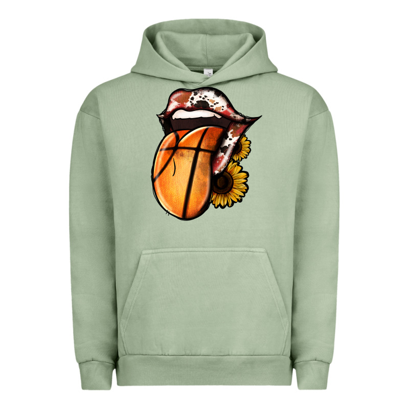 Basketball Tongue Urban Hoodie by Jasminsmagicworld | Teevron