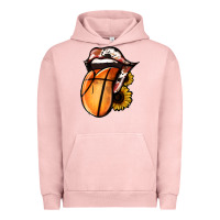 Pigment Salmon Basketball Tongue Urban Hoodie - Jasminsmagicworld